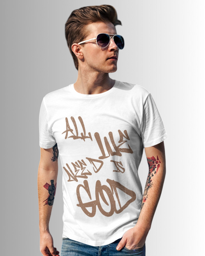 We Need God Printed T-shirt