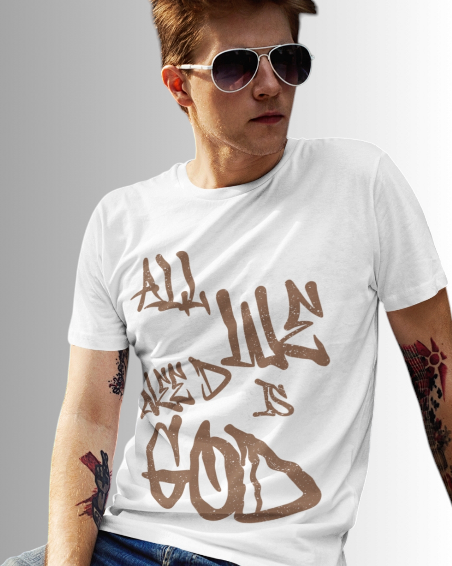 We Need God Printed T-shirt