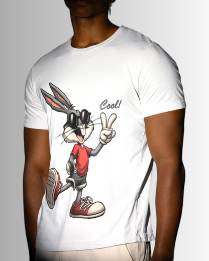 Bugs Bunny – The Happy Rabbit Printed T-shirt