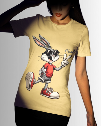 Bugs Bunny – The Happy Rabbit Printed T-shirt