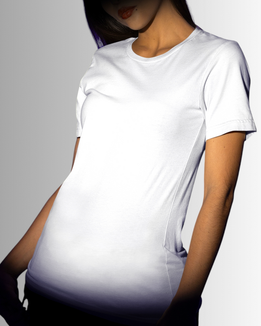 White Cotton T-shirt Women's