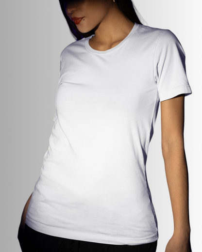 White Cotton T-shirt Women's