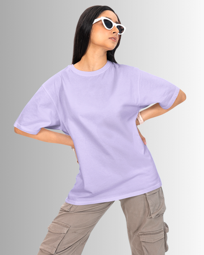 Lavender Cotton Oversized T-shirt Unisex