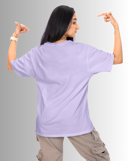 Lavender Cotton Oversized T-shirt Unisex