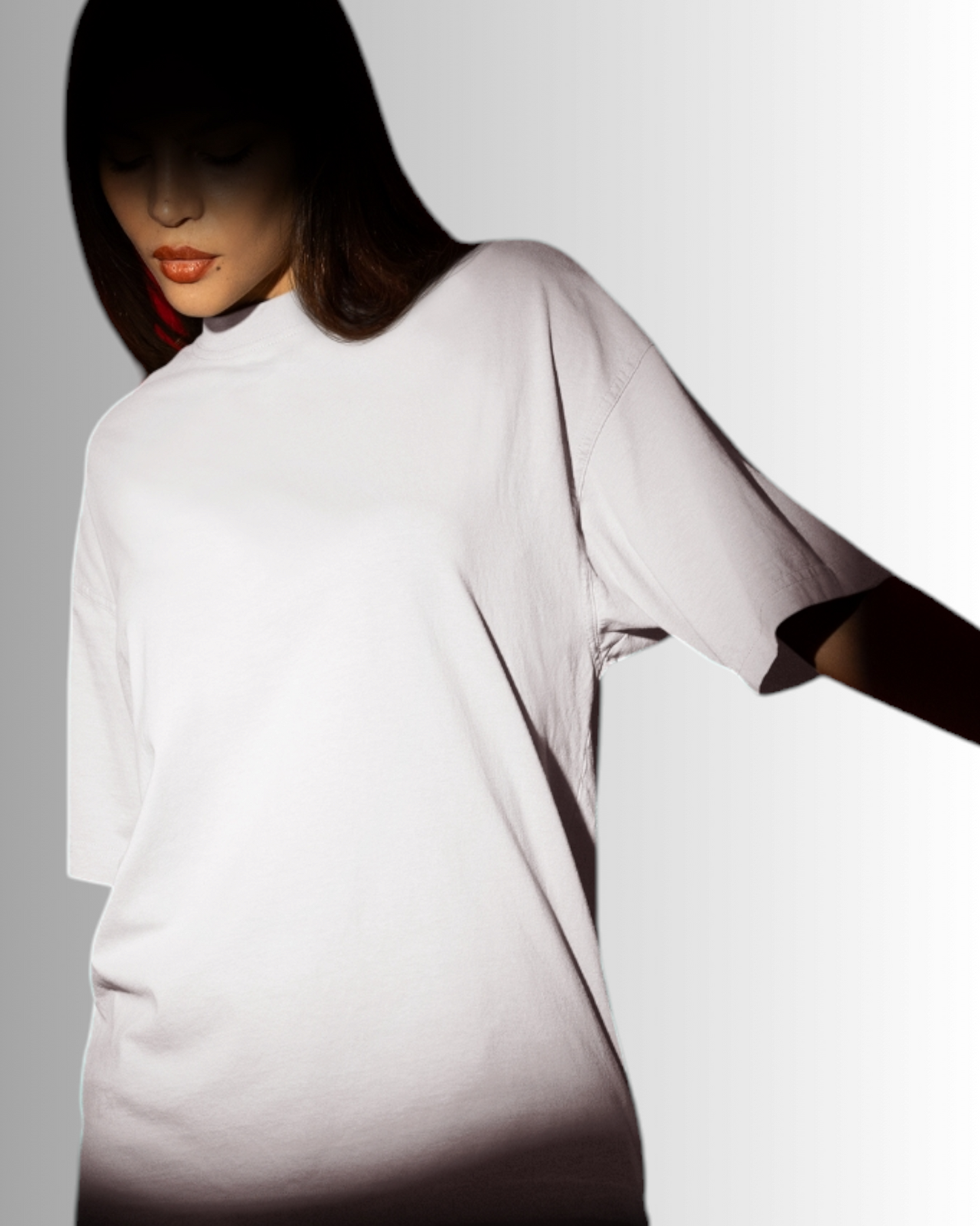 White Cotton Oversized T-shirt Unisex