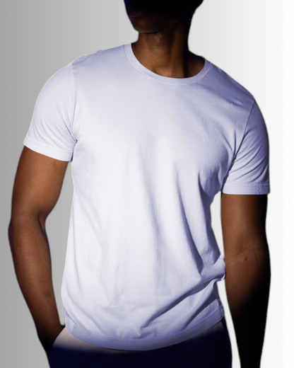 White Cotton T-shirt Men's