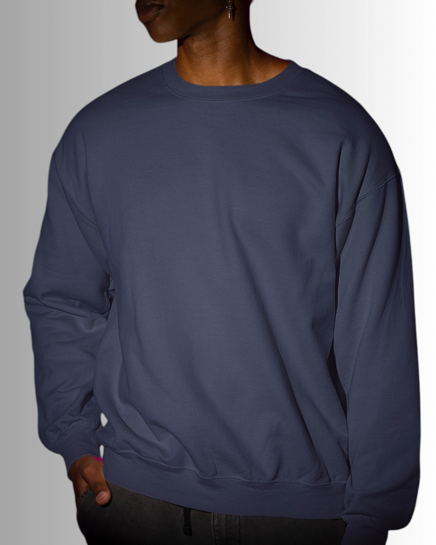 Navy Blue Sweatshirt Men's