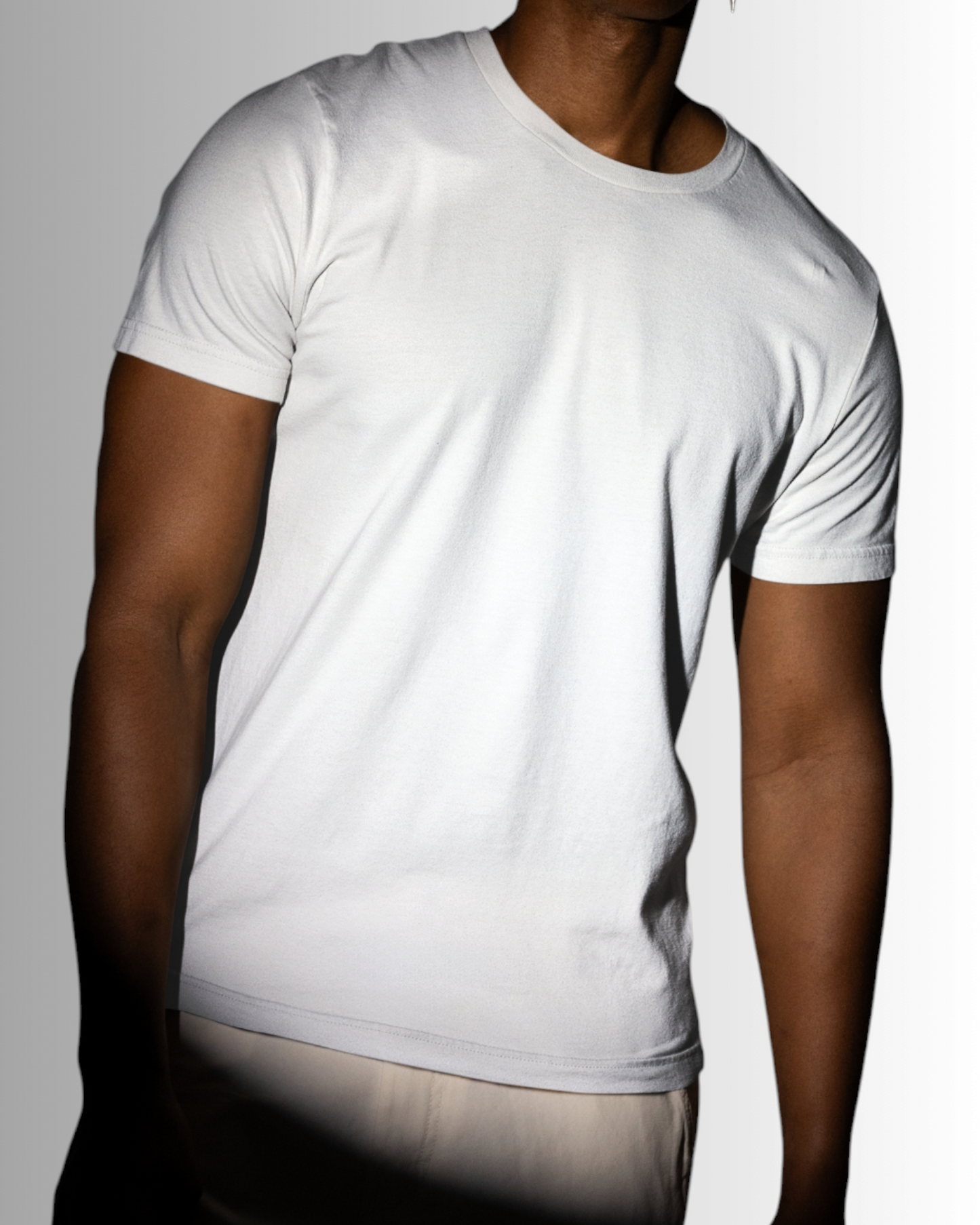 White Cotton T-shirt Men's