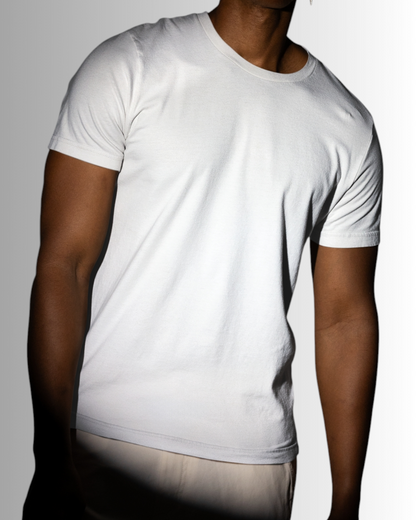 White Cotton T-shirt Men's