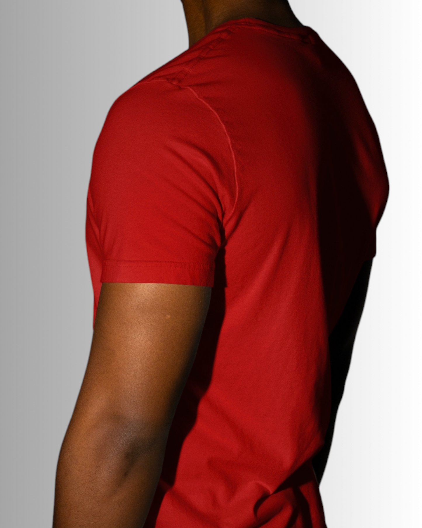 Red Cotton T-shirt Men's