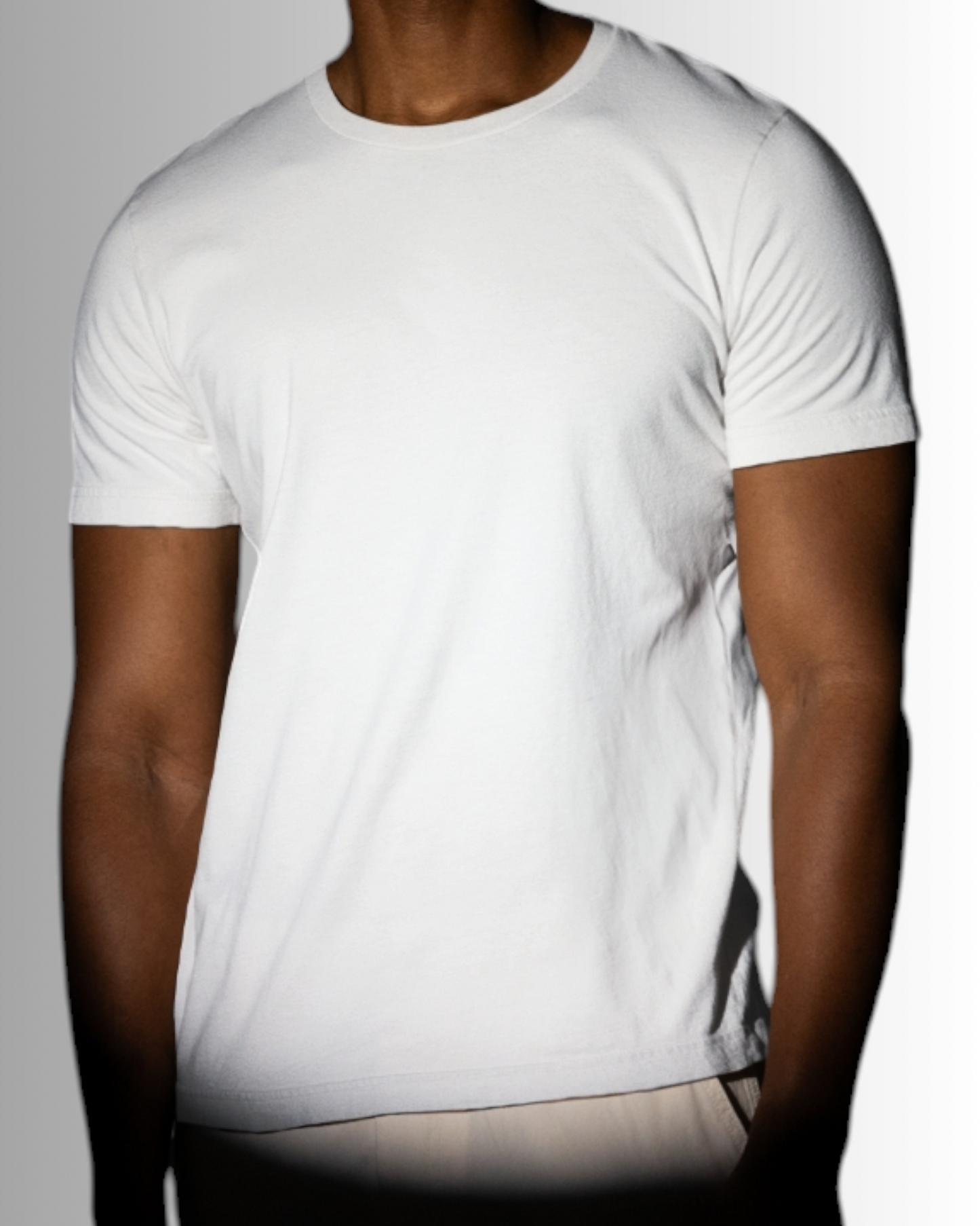 White Cotton T-shirt Men's