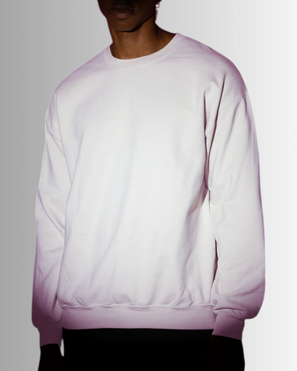 White Cotton Sweatshirt Men's