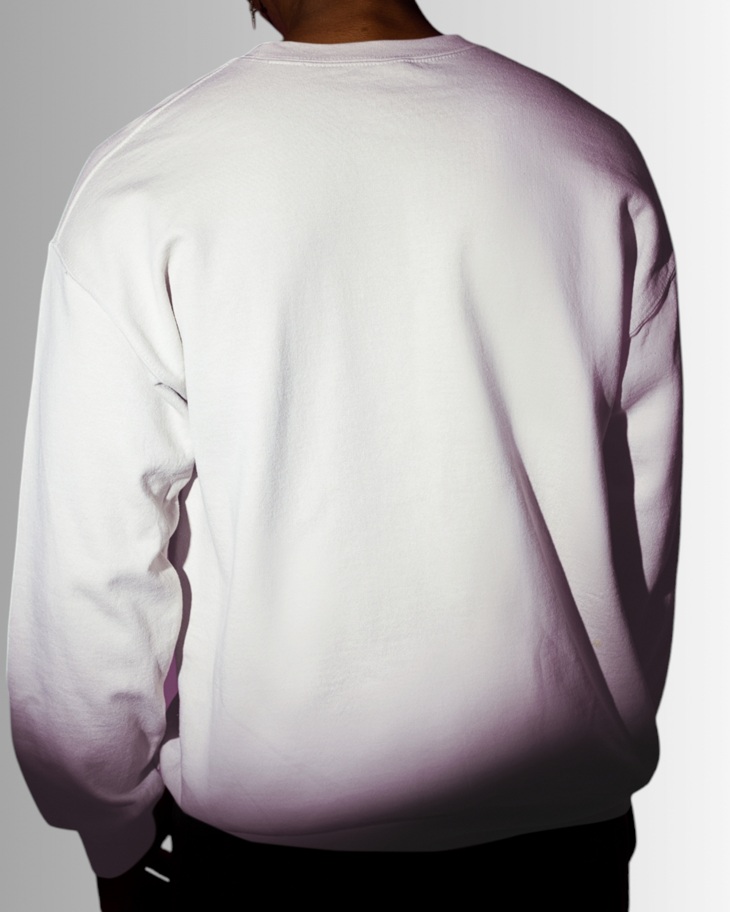 White Cotton Sweatshirt Men's