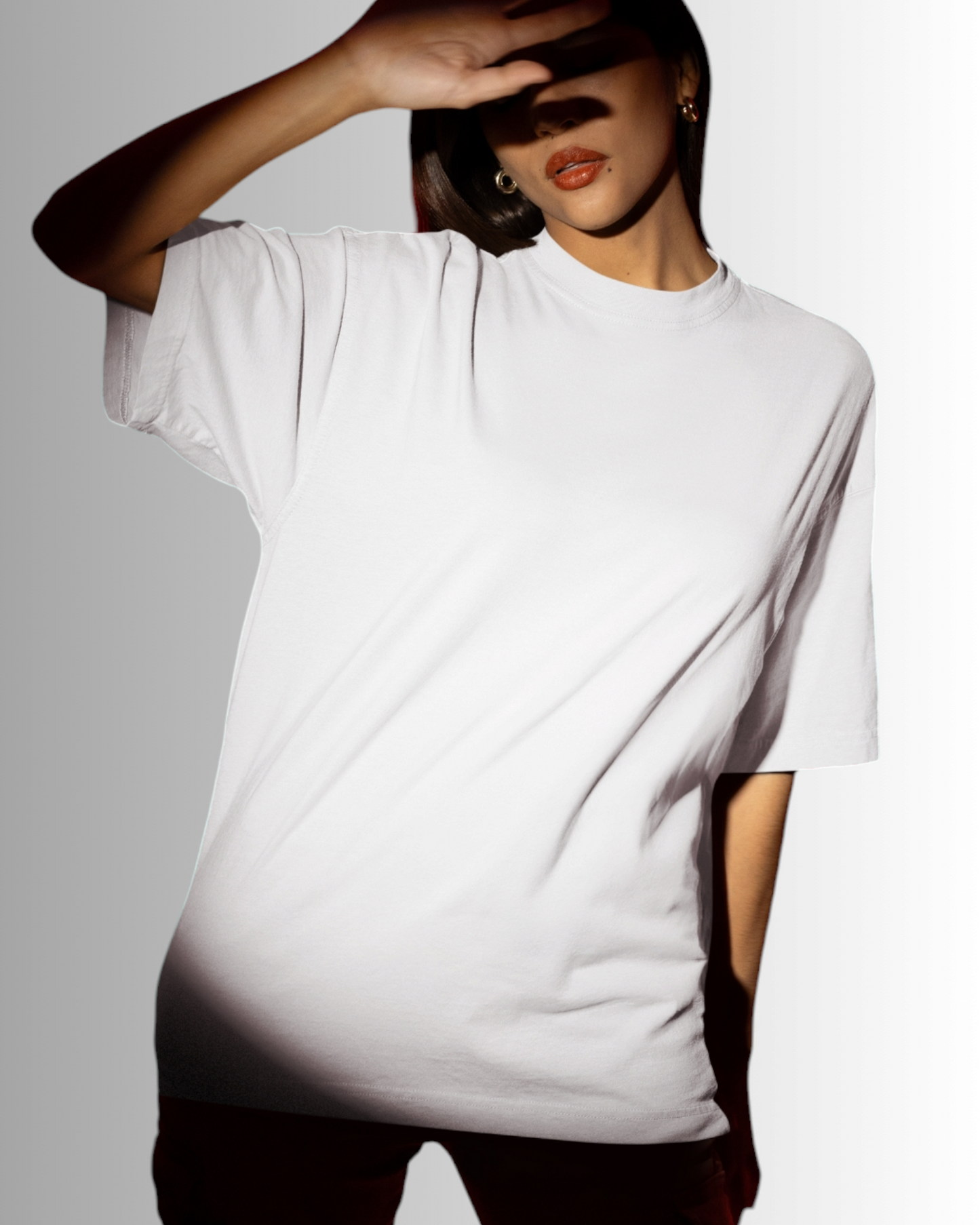 White Cotton Oversized T-shirt Unisex