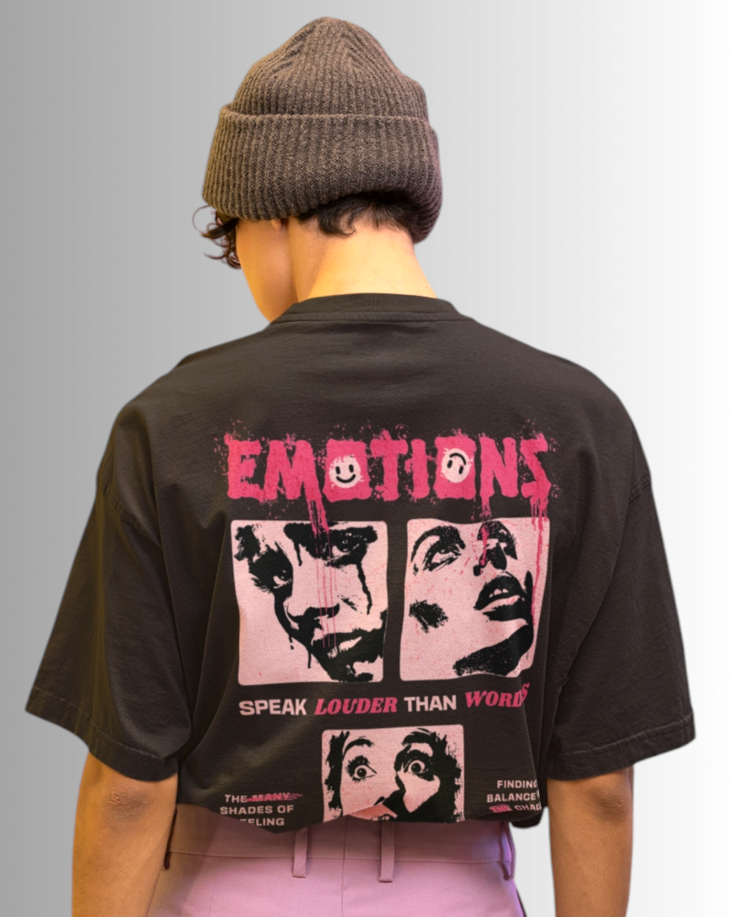 Emotions Unmasked  Oversized T-shirt