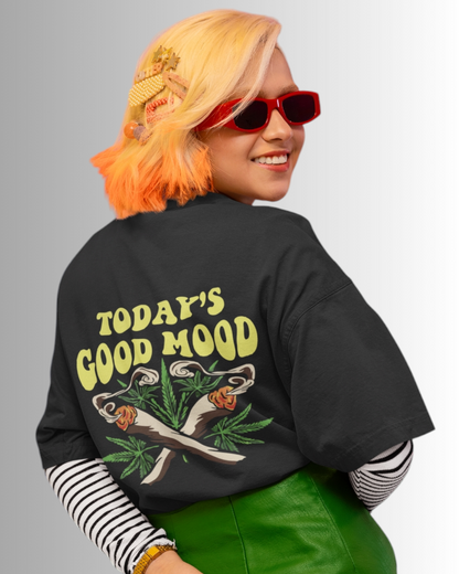 Good Mood Cannabis Oversized T-shirt