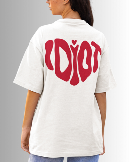 Idiot Heart  Oversized T-shirt - WH