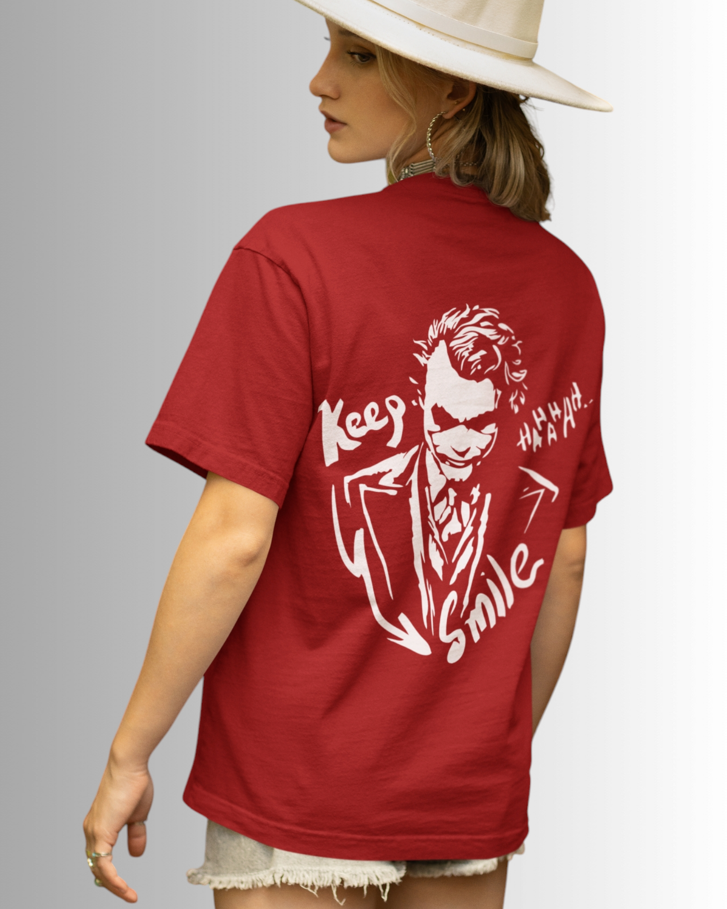 Keep Smile Villain Oversized T-shirt