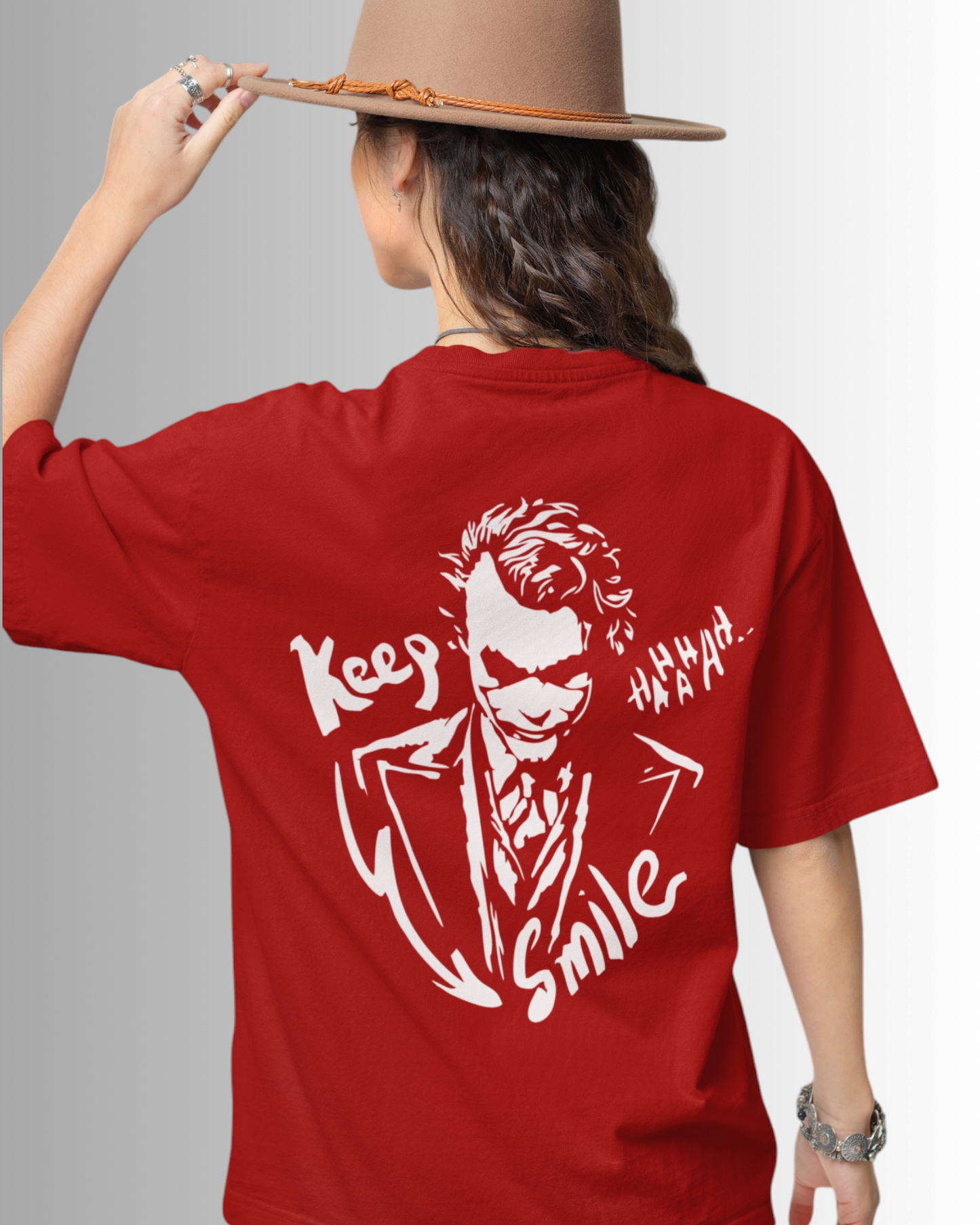 Keep Smile Villain Oversized T-shirt