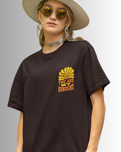 Sunshine Love Retro Oversized T-shirt