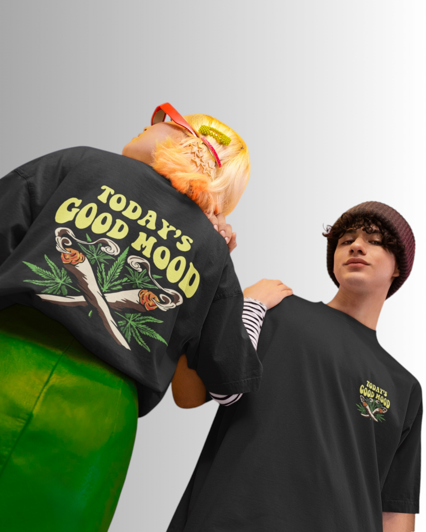 Good Mood Cannabis Oversized T-shirt