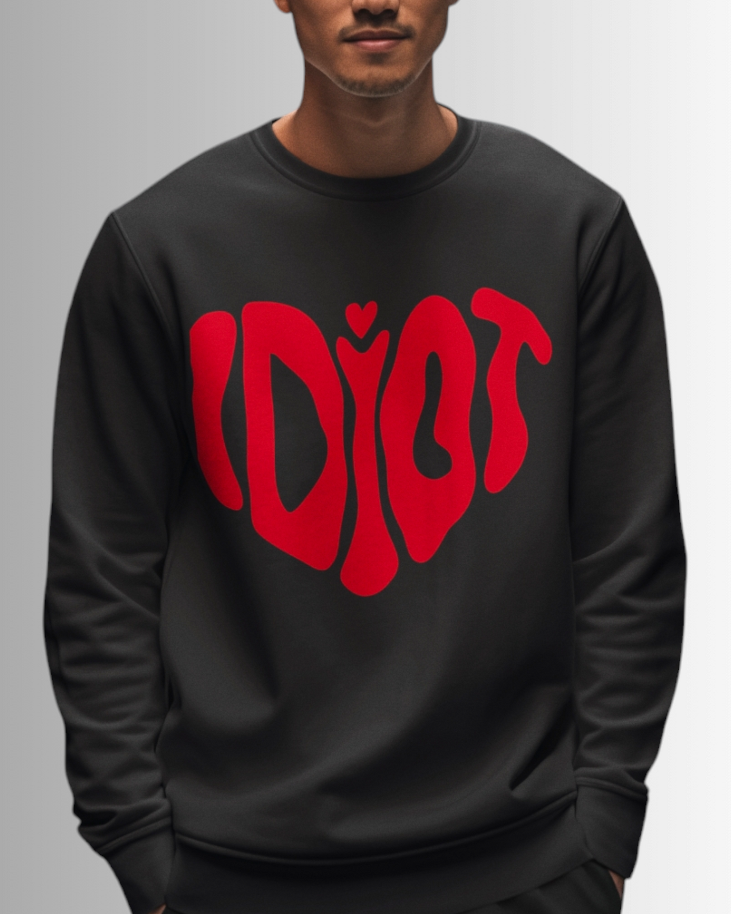 Idiot Heart Sweatshirt - Black