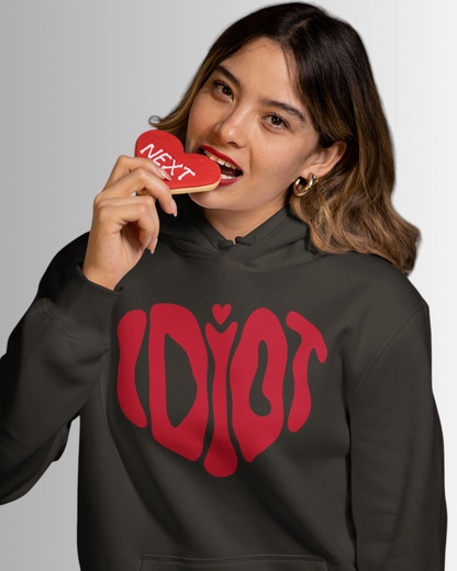 Idiot Heart  Hoddie - Black