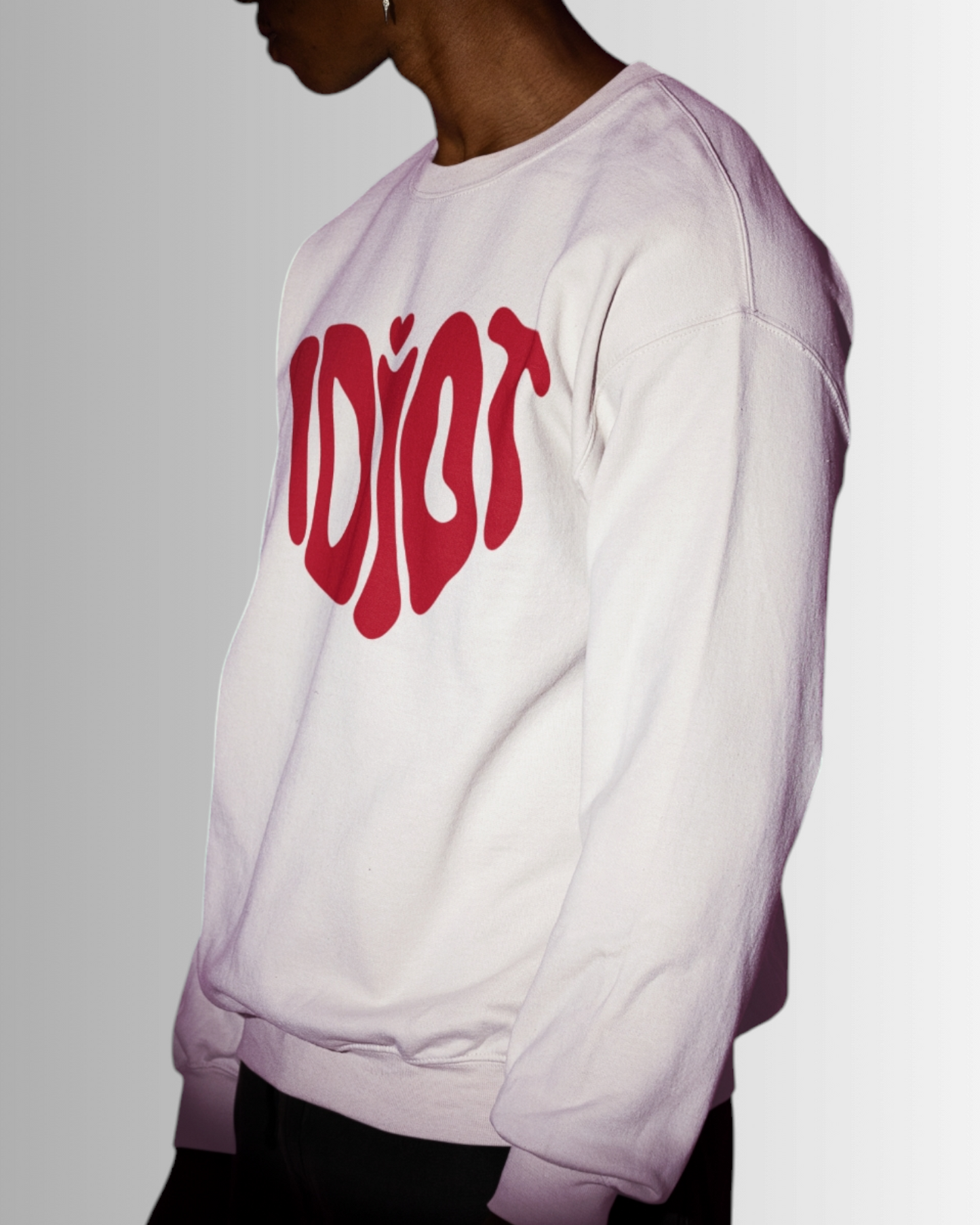 Idiot Heart Sweatshirt - White