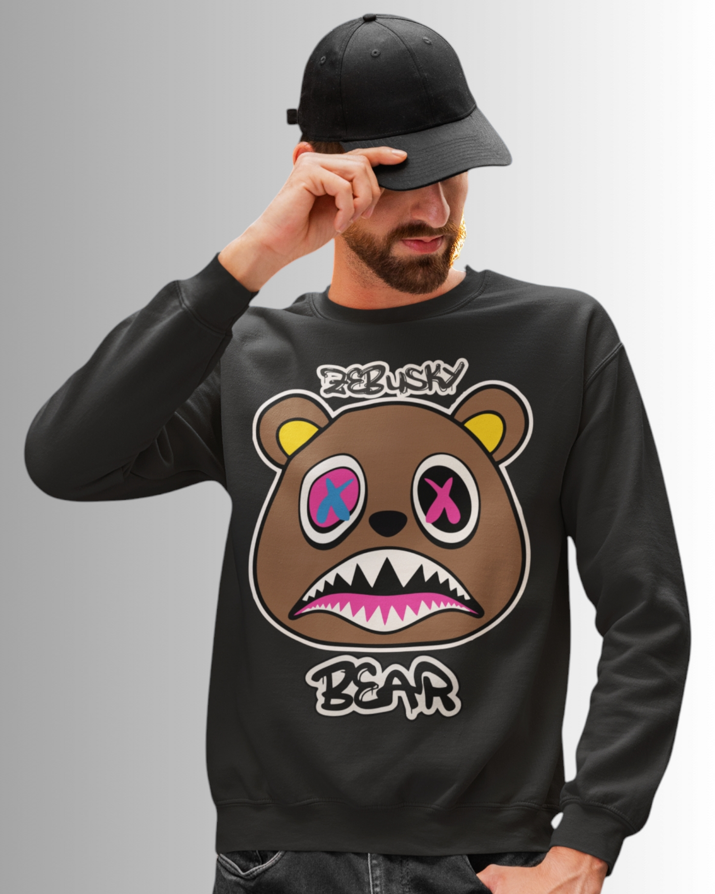 Fierce Bear Snapback Sweatshirt