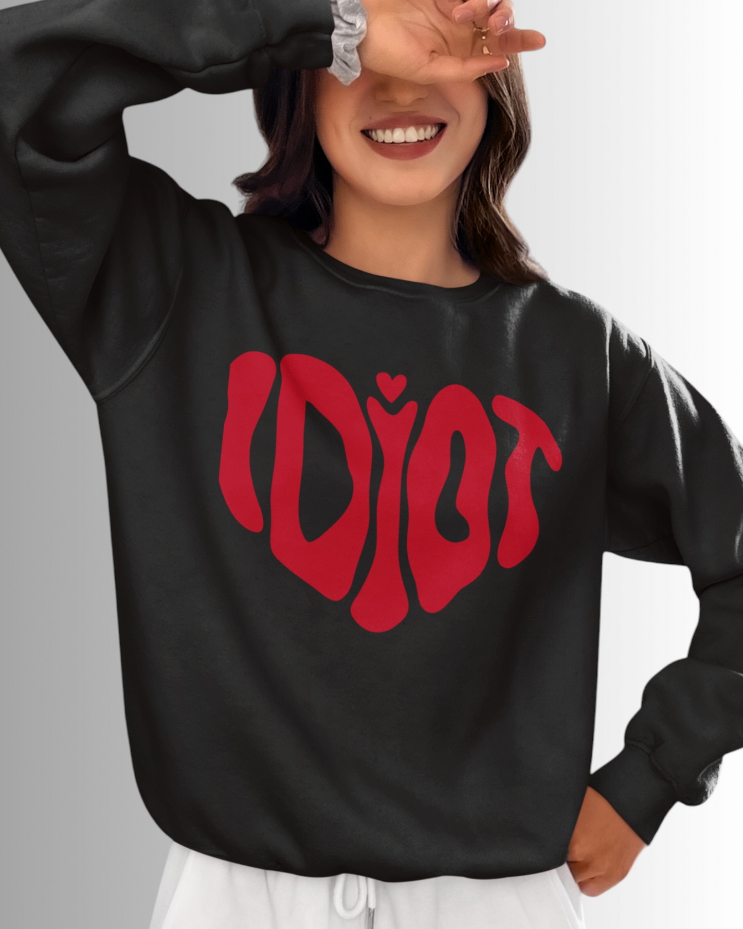 Idiot Heart Sweatshirt - Black