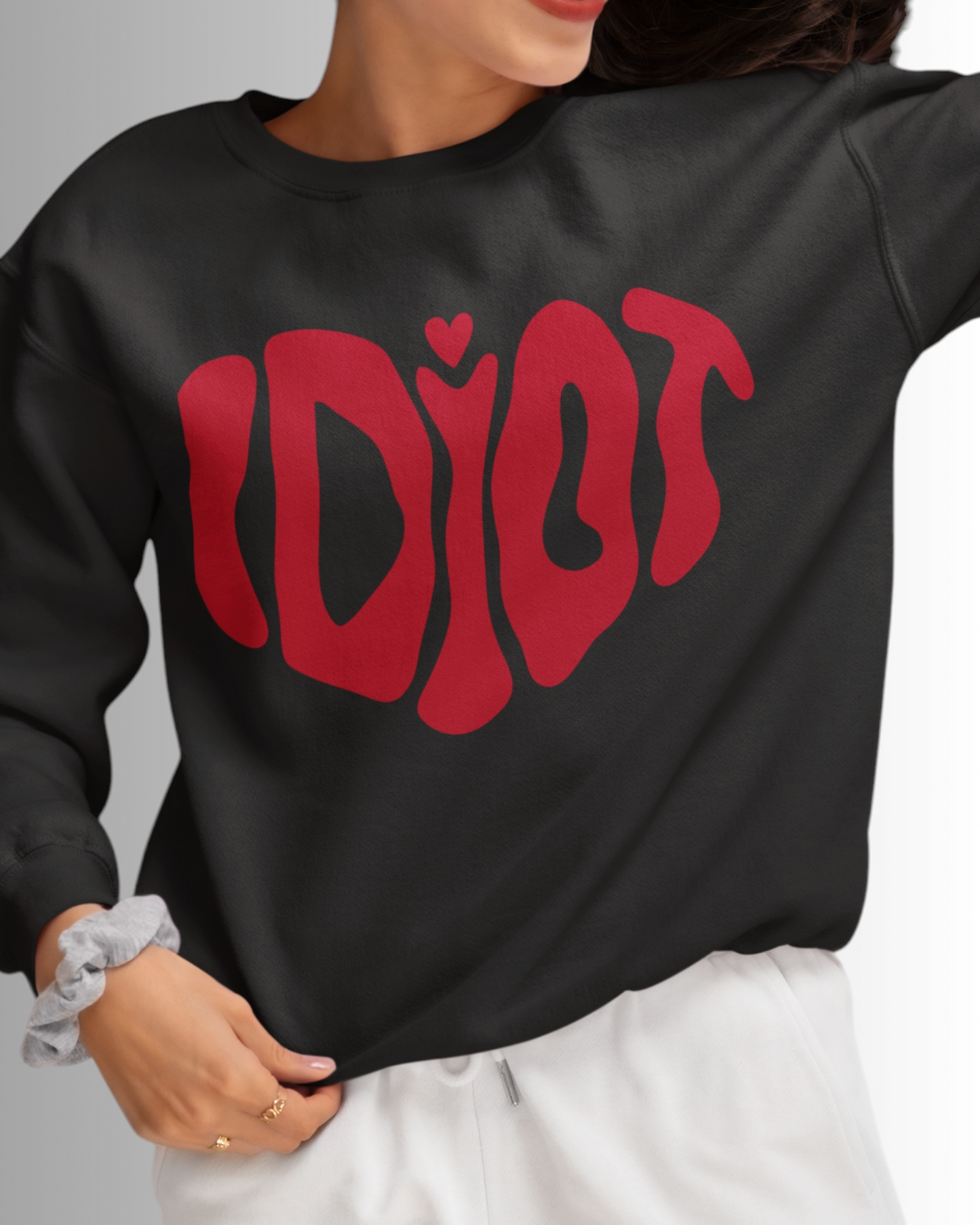 Idiot Heart Sweatshirt - Black