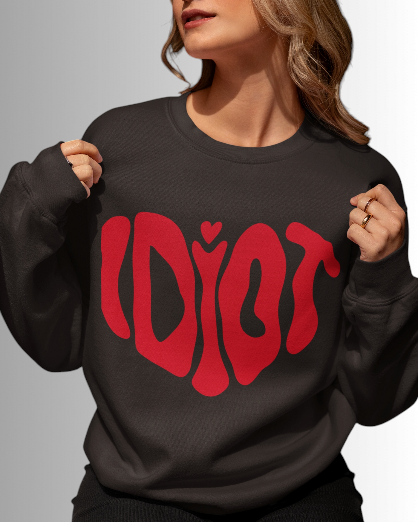 Idiot Heart Sweatshirt - Black