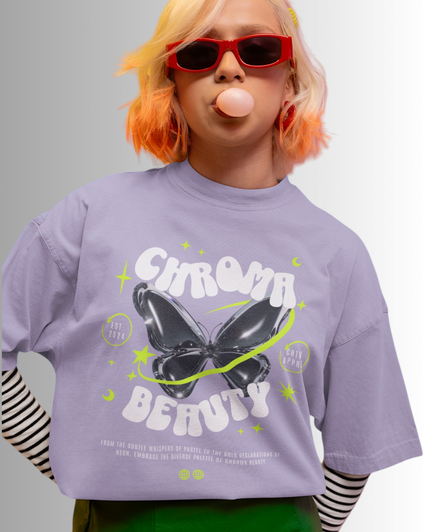 Chroma Luxe  Oversized T-shirt