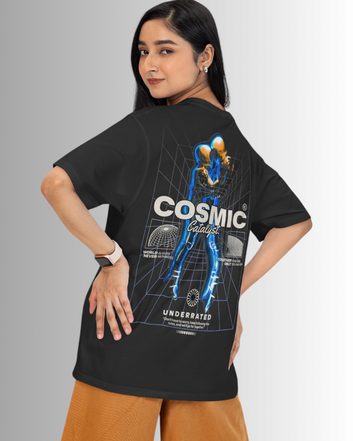 Cosmic Catalyst  Oversized T-shirt