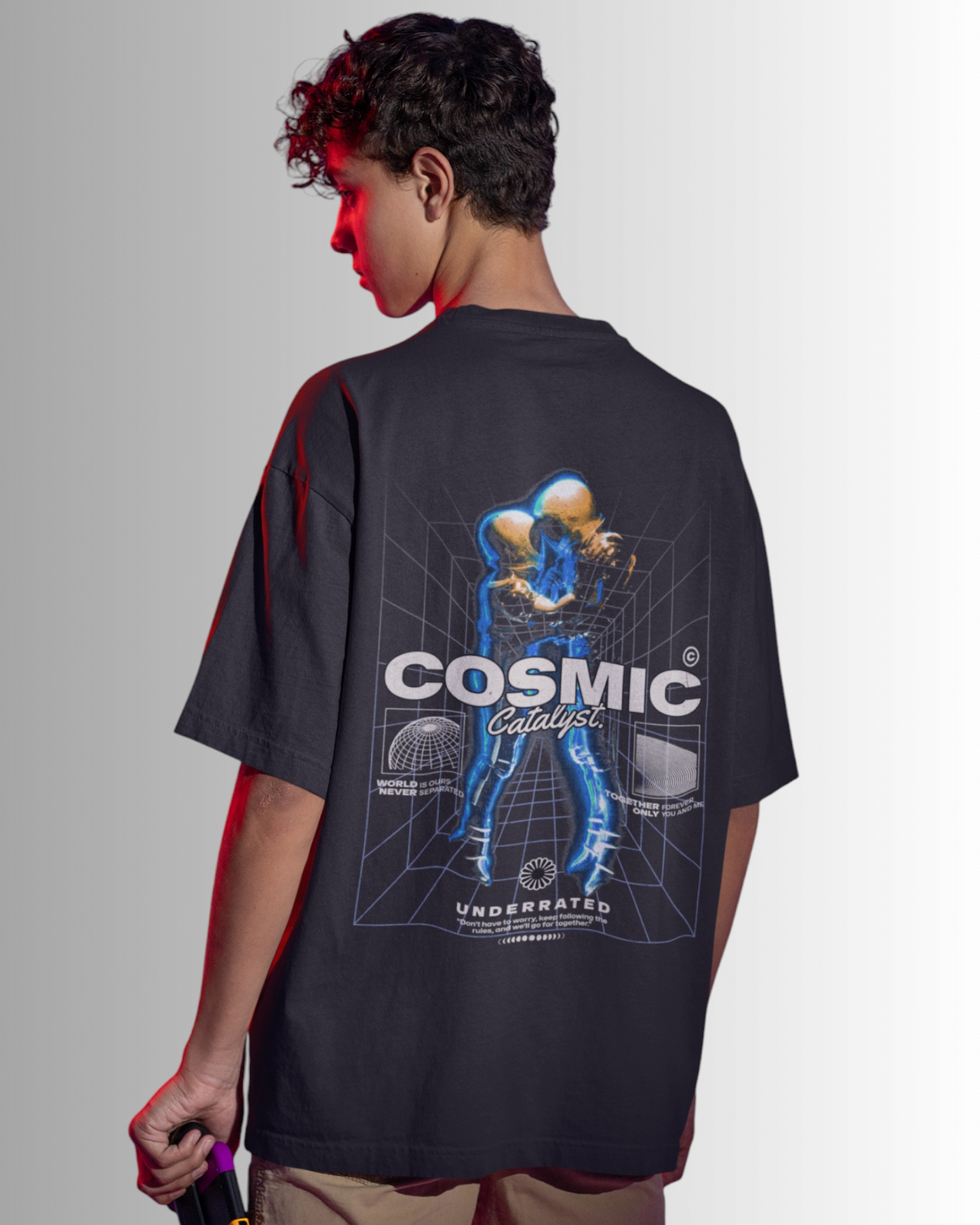 Cosmic Catalyst  Oversized T-shirt