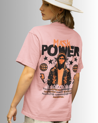 Mask Power Oversized T-shirt