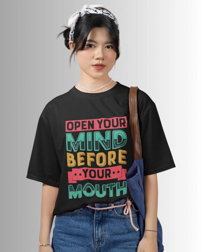 Open Mind Oversized T-shirt