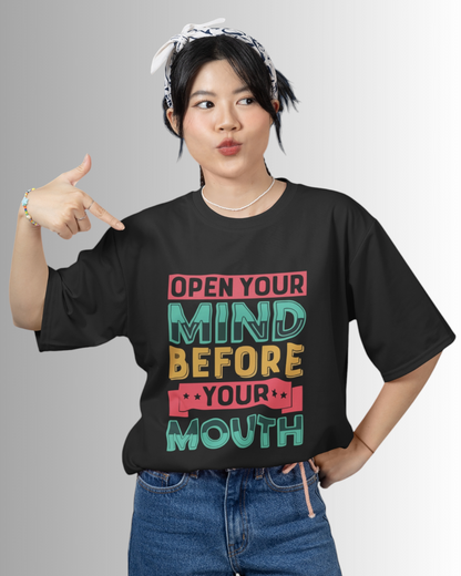 Open Mind Oversized T-shirt