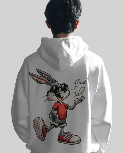 Bugs Bunny – The Happy Rabbit Printed Hoodie