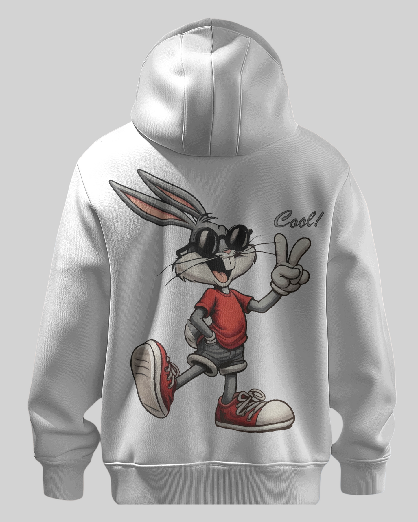 Bugs Bunny – The Happy Rabbit Printed Hoodie