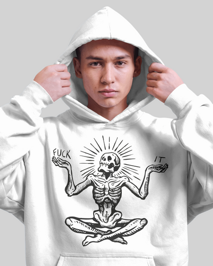 Zen & Unbothered Printed Hoodie